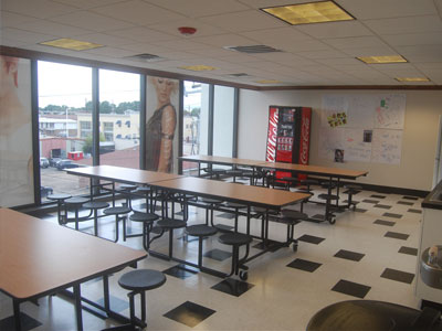 school cafeteria