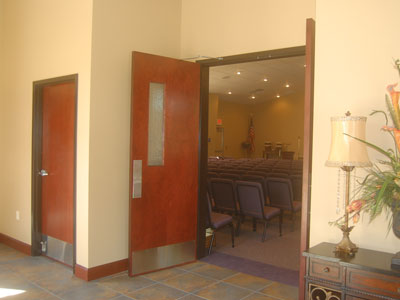 church lobby